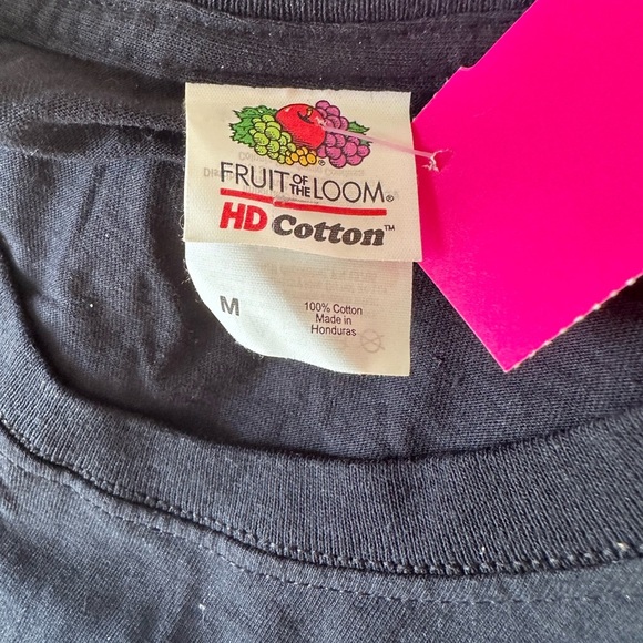 Fruit of the Loom Black Short Sleeve Tee with Mystical Skeleton Design - Picture 3 of 3